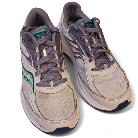 Saucony Cohesion 17 Verasun Running Shoes Women's 6.5 Grey Aqua - Picture 2 of 15